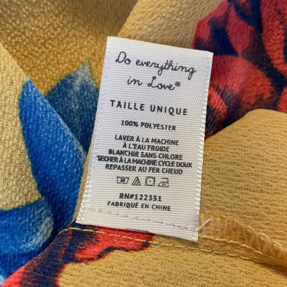 Anthropologie Do Everything In Love Yellow Floral Vibrant Cardigan Beach Kimono - Picture 7 of 8